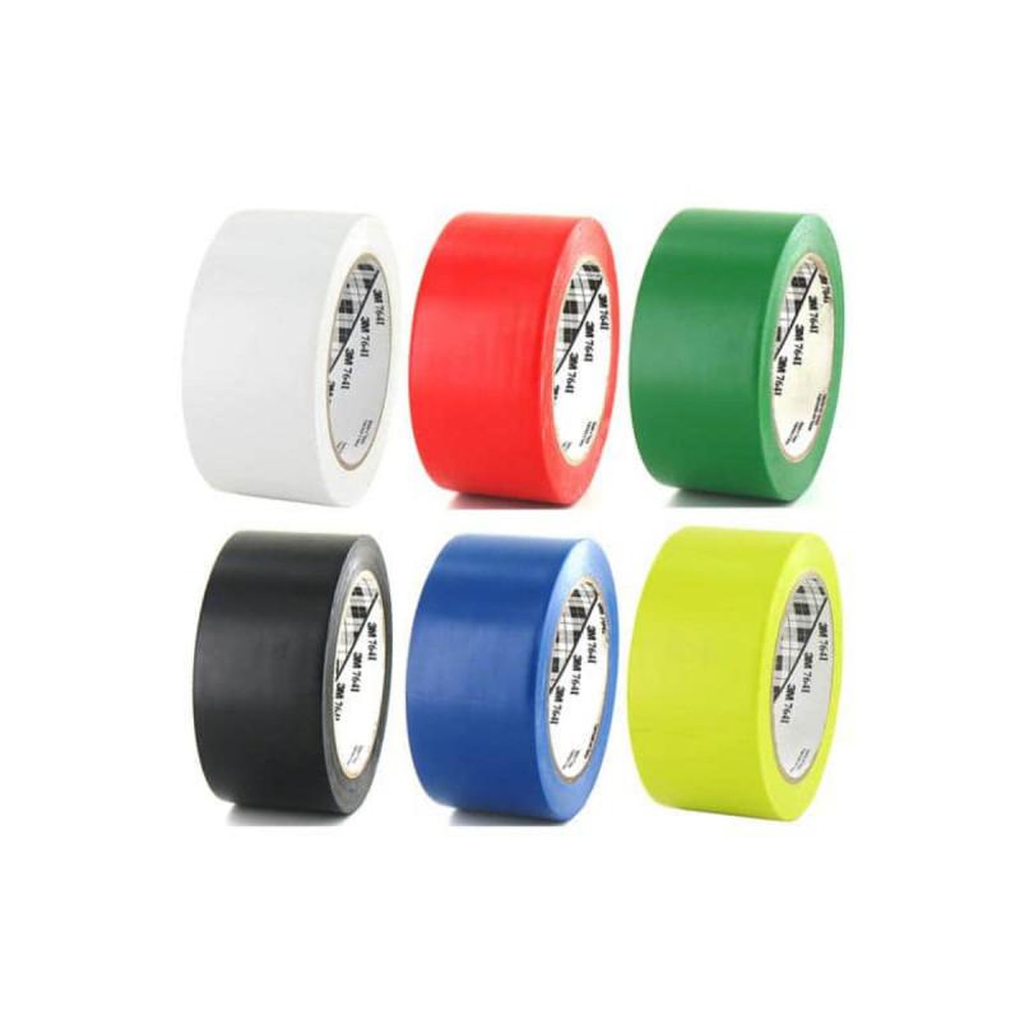 3M Pack 6 couleurs de rubans adhésifs 3m - 50mm
