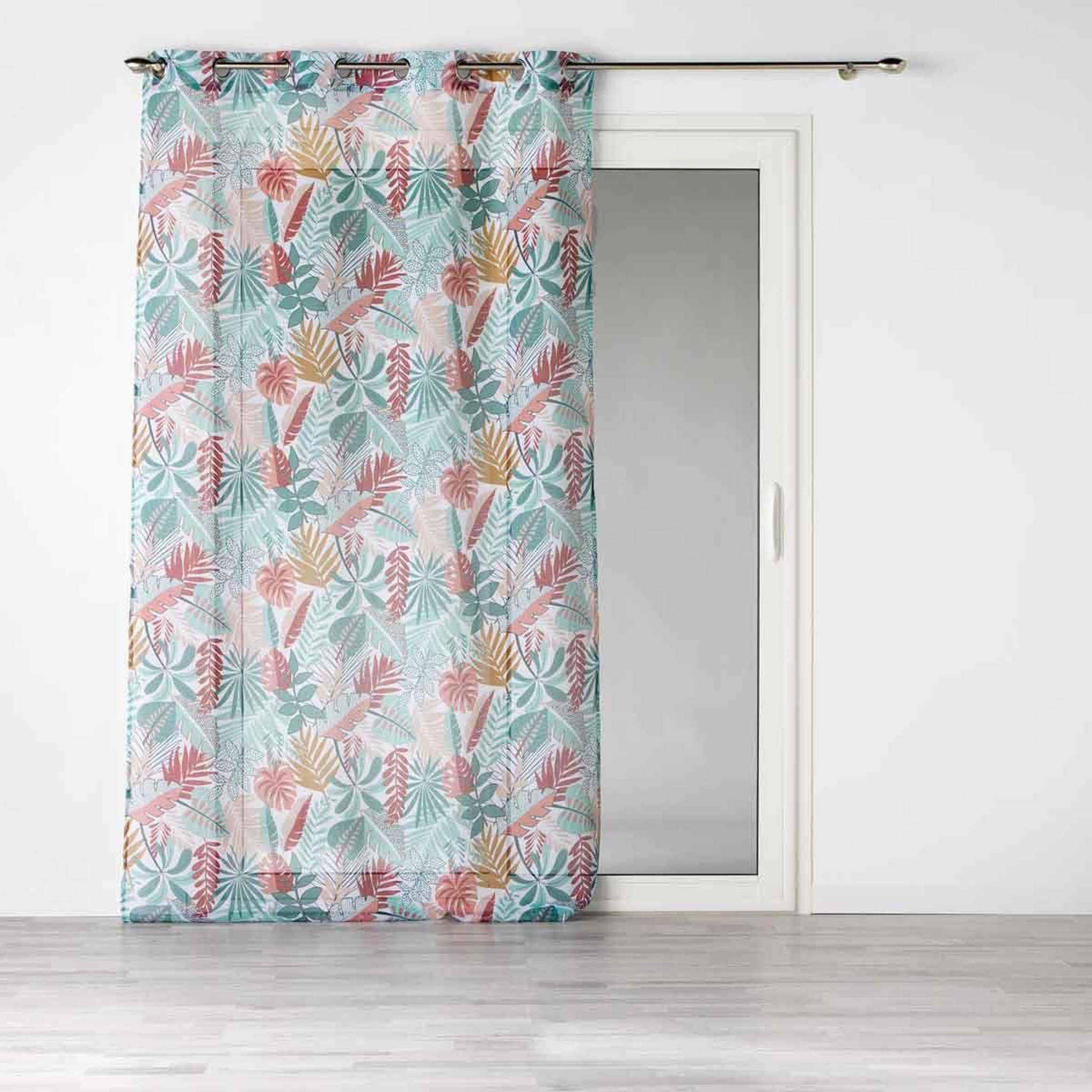 Douceur d'Intérieur Rideau voilage à œillets  jacala  140x240cm blanc