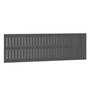 Voir la diapositive 2 : VIDAXL Tete de lit murale Gris 185x3x60 cm Bois massif de pin