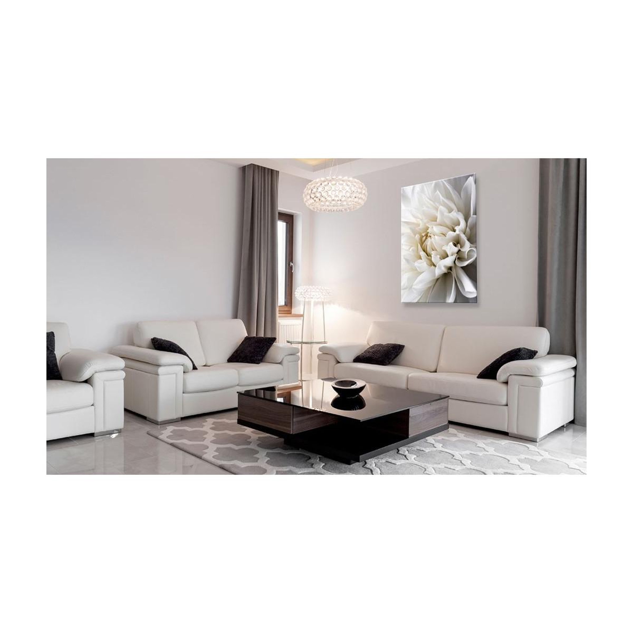 Voir la diapositive 2 : Paris Prix Tableau Imprimé  White Dahlia