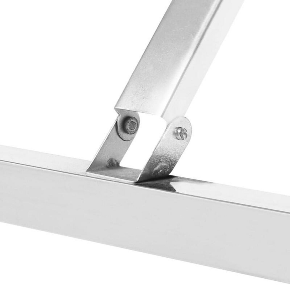 VIDAXL Table de travail pliable de cuisine 85x60x80cm Acier inoxydable