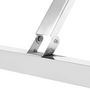 Voir la diapositive 6 : VIDAXL Table de travail pliable de cuisine 85x60x80cm Acier inoxydable