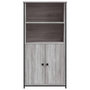 Voir la diapositive 5 : VIDAXL Buffet haut sonoma gris 62x36x121,5 cm bois d'ingenierie