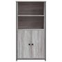Voir la diapositive 5 : VIDAXL Buffet haut sonoma gris 62x36x121,5 cm bois d'ingenierie