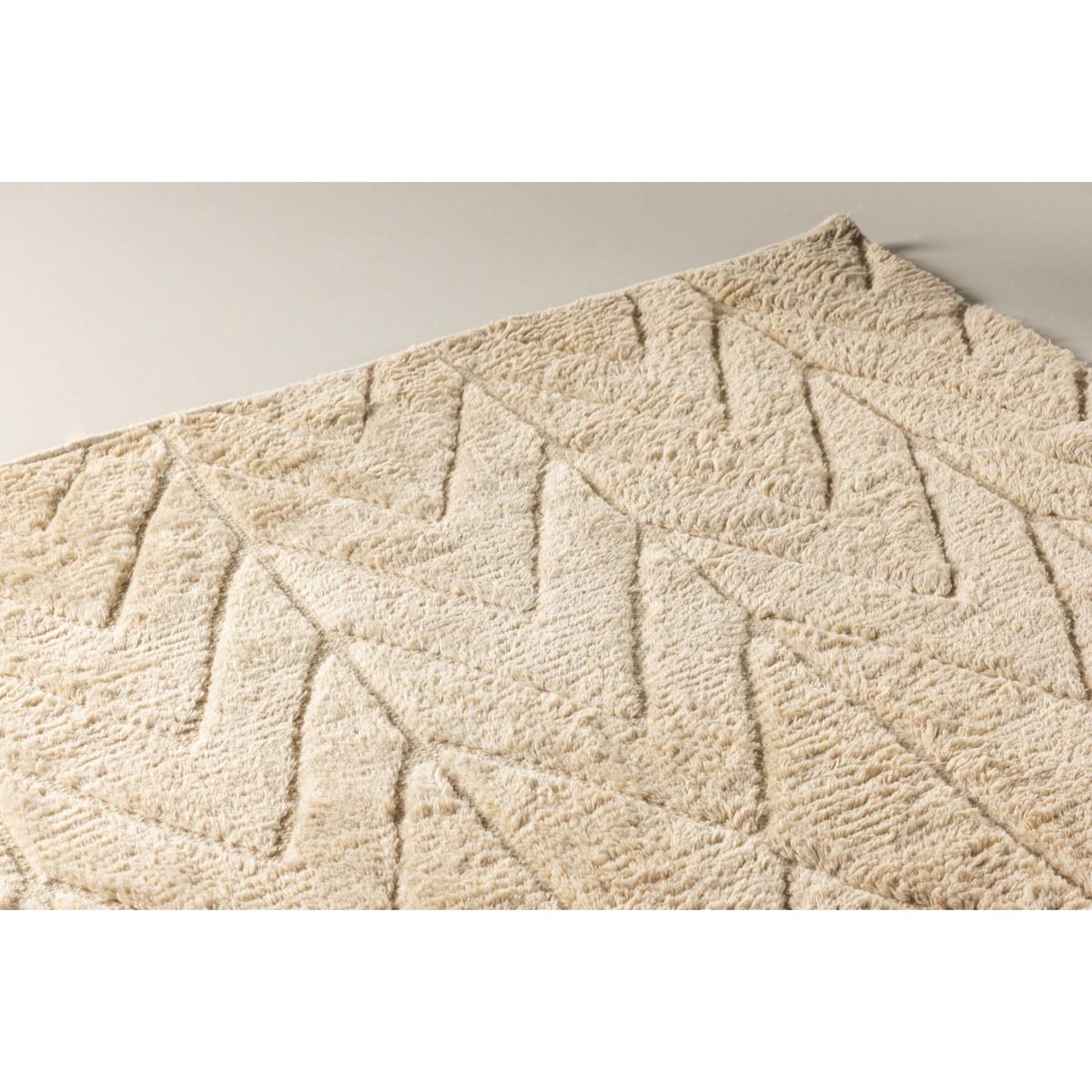 Voir la diapositive 5 : Paris Prix Tapis déco en laine  zoe  160x230cm beige