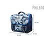 Voir la diapositive 6 : Bagtrotter BAGTROTTER Cartable 38 cm Phileas Dinosaures Bleu - Le Plus Confortable des Cartables - Ergonomie/Confort/Sécurité - Système Smart Comfort