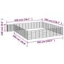 Voir la diapositive 6 : VIDAXL Parc pour chien 46panneaux Noir 50x100cm Acier enduit de poudre