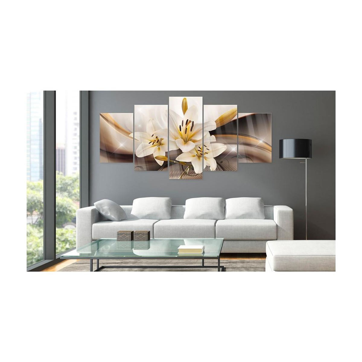 Paris Prix Tableau sur Verre Acrylique  Shiny Lily