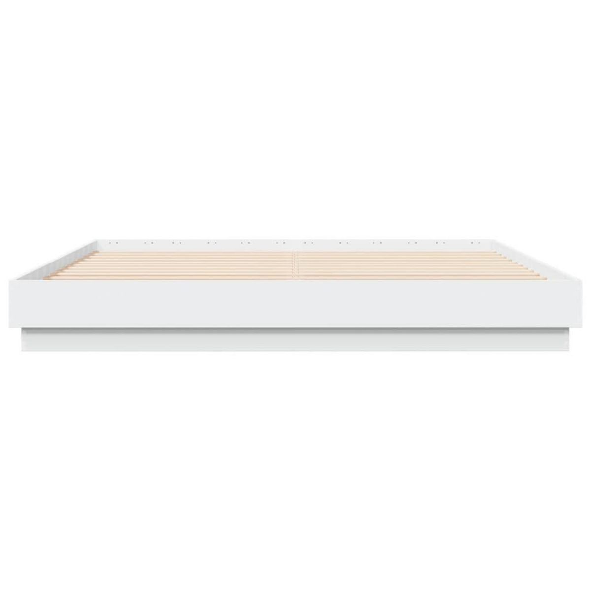 VIDAXL Cadre de lit sans matelas blanc 200x200 cm