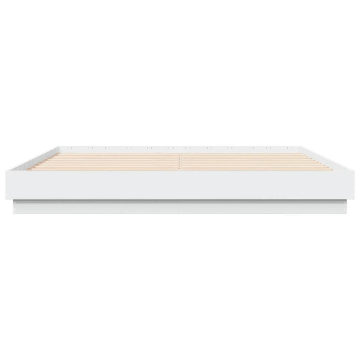 VIDAXL Cadre de lit sans matelas blanc 200x200 cm