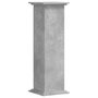 Voir la diapositive 2 : VIDAXL Support pour plantes gris beton 33x33x100 cm bois d'ingenierie
