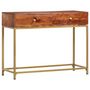 Voir la diapositive 1 : VIDAXL Table console 100x35x76 cm Bois d acacia massif