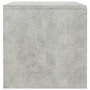 Voir la diapositive 5 : VIDAXL Table de chevet Gris beton 40x30x30 cm Bois ingenierie