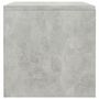 Voir la diapositive 5 : VIDAXL Table de chevet Gris beton 40x30x30 cm Bois ingenierie