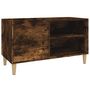 Voir la diapositive 2 : VIDAXL Armoire a disques chene fume 84,5x38x48 cm bois d'ingenierie