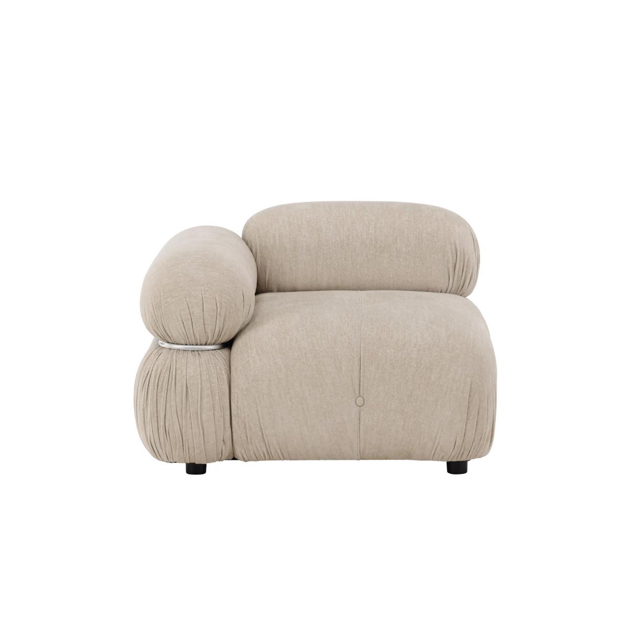 Voir la diapositive 2 : Paris Prix Module canapé d'angle droit  mika  95cm beige