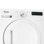 Voir la diapositive 2 : WHIRLPOOL Sèche-linge porte pleine HDLX80311, 8 Kg, Condensation, Pompe à chaleur