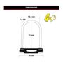 Voir la diapositive 6 : Master lock Antivol Vélo U [A Clé] [Support de Vélo Universel] [Antivol Certifié] 8279EURDPRO