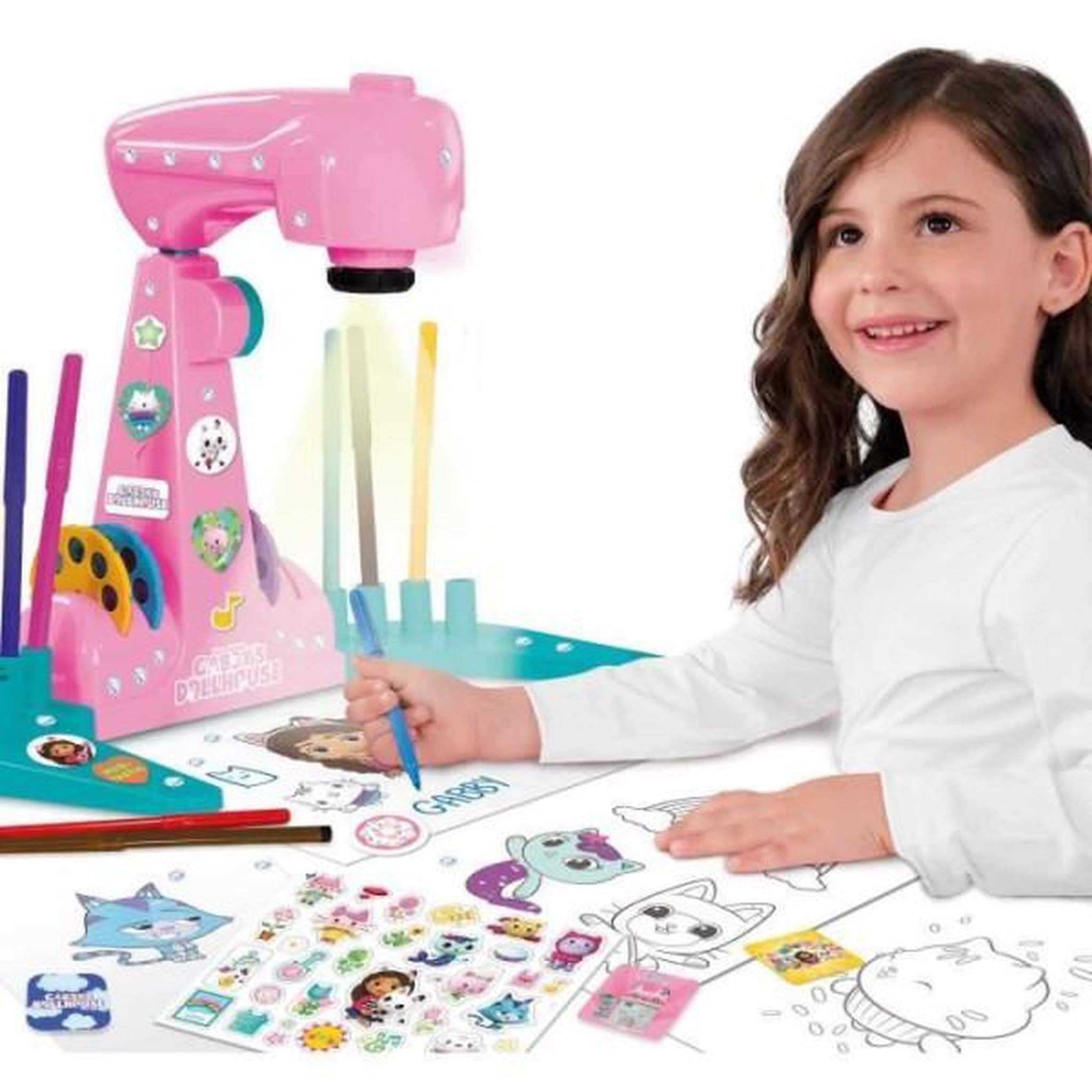 Voir la diapositive 2 : LISCIANI GIOCHI Projecteur de dessins - LISCIANI GIOCHI - Gabby et la maison magique - Accessoires Inclus - Modeles Variés