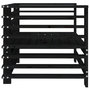 Voir la diapositive 5 : VIDAXL Chaises de jardin lot de 2 noir bois massif de pin