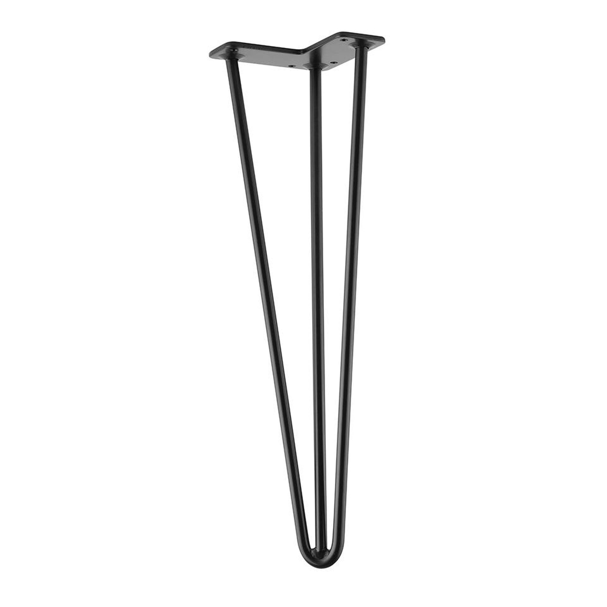 CENTRALE BRICO Pied de table ts003 420mm noir mat
