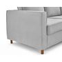 Voir la diapositive 6 : LISA DESIGN Jake - canapé déhoussable d'angle droit 5 places en tissu
