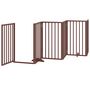 Voir la diapositive 4 : VIDAXL Barriere pour chien porte pliable 9 panneaux bois de peuplier