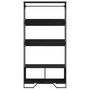 Voir la diapositive 4 : VIDAXL Armoire noir 90x50x180 cm bois d'ingénierie