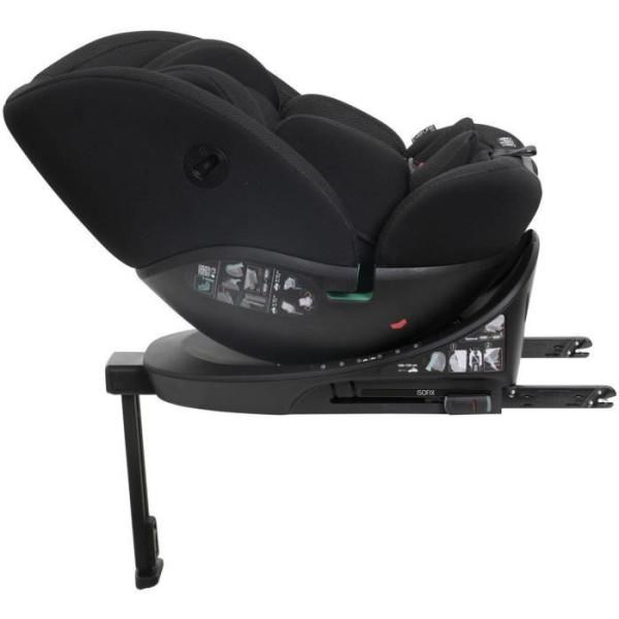 Voir la diapositive 3 : CHICCO Siege Auto Siege-auto - CHICCO - EVERONE - Groupe 0/1/2/3 - I-Size - Pivotant - Inclinable - Réducteur - Noir
