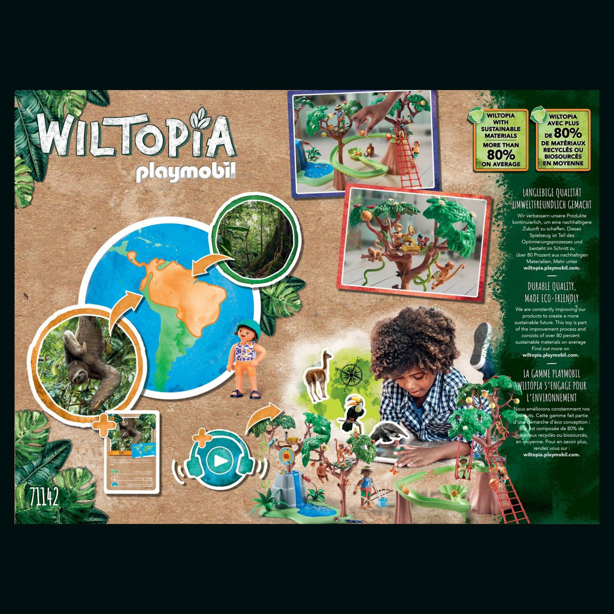 PLAYMOBIL 71142 - Aire de jeu de la jungle 