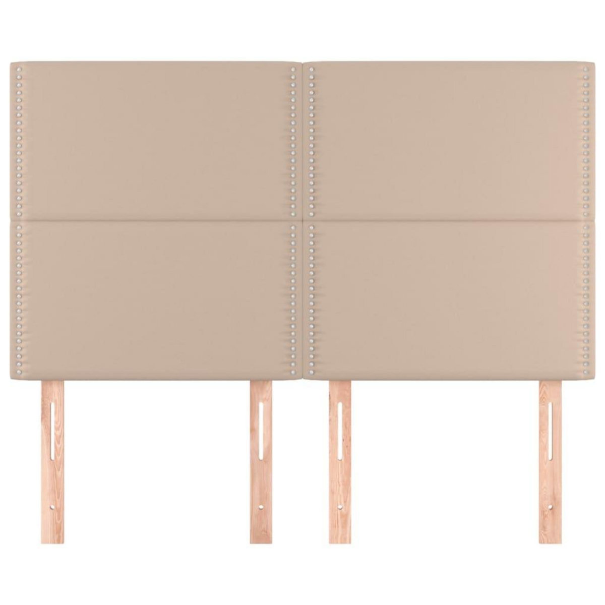 VIDAXL Tetes de lit 4 pcs Cappuccino 72x5x78/88 cm Similicuir