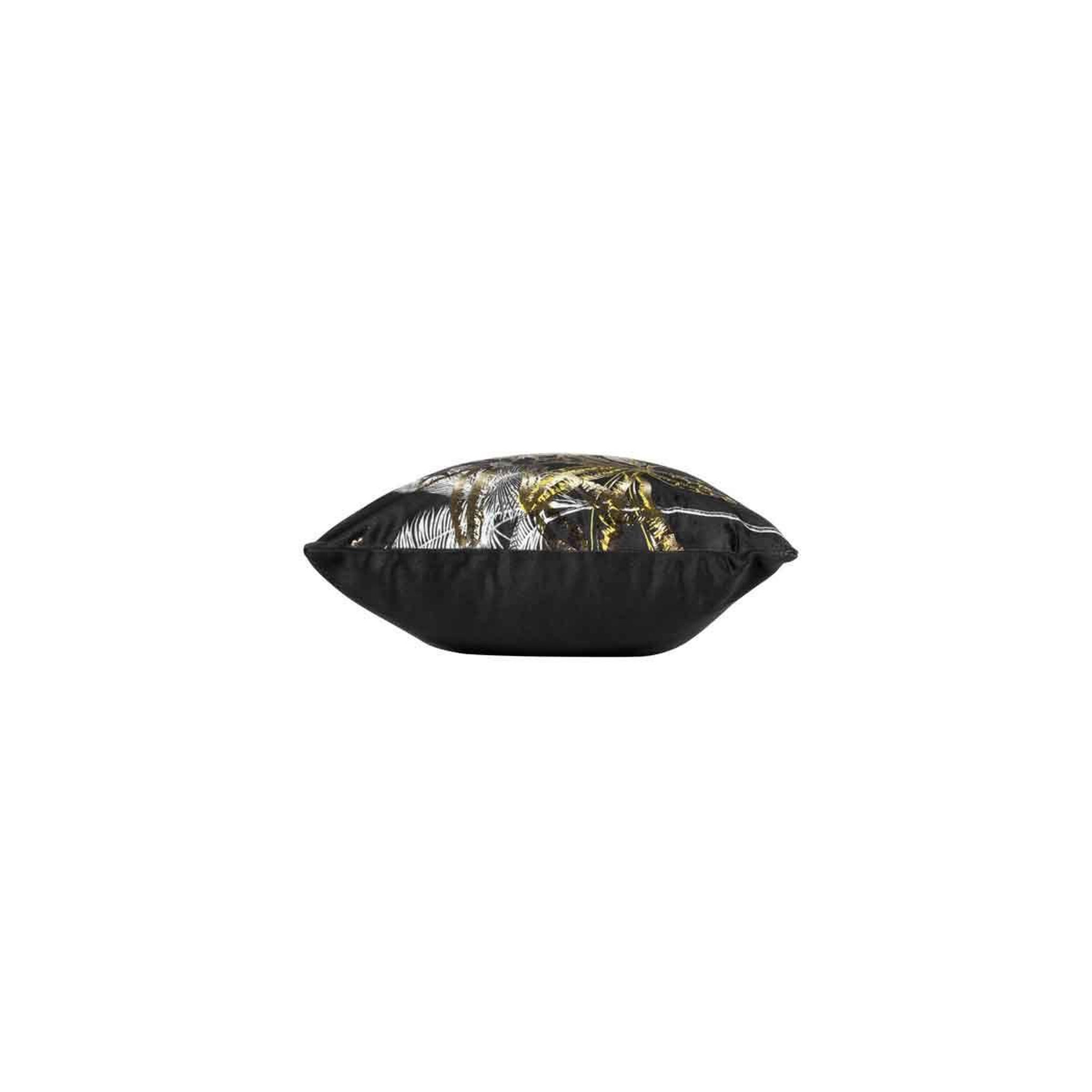 Voir la diapositive 2 : Douceur d'Intérieur Housse de coussin  feanor  30x50cm noir & or