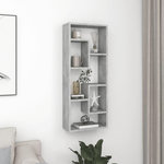 VIDAXL Etagere murale Gris beton 36x16x90 cm Bois d'ingenierie