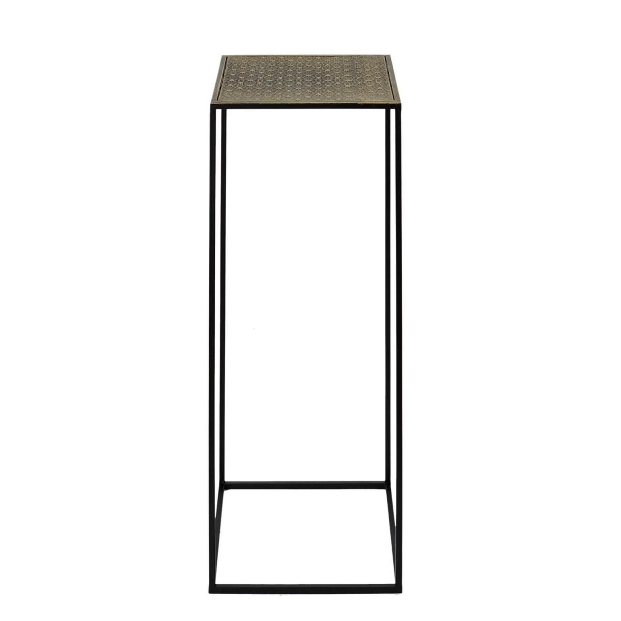 Voir la diapositive 3 : The Home Deco Factory Lot de 2 tables d'appoint design  mirage  90cm noir