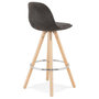 Voir la diapositive 4 : Paris Prix Tabouret de Bar Scandinave  Miro  87cm Gris & Naturel