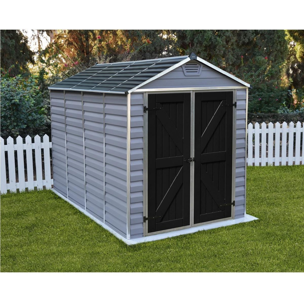 Canopia by PALRAM Abri de jardin polycarbonate - Avec plancher - 5,6m² - SKYLIGHT