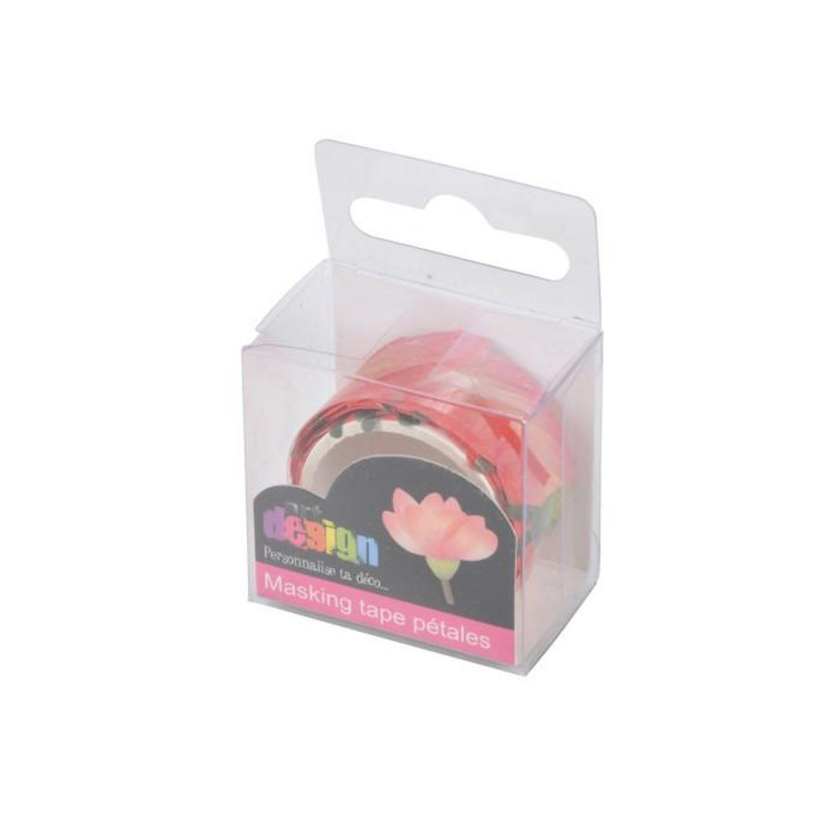 Paris Prix Ruban Masking Tape  200 Pétales Tulipes  3cm Rose