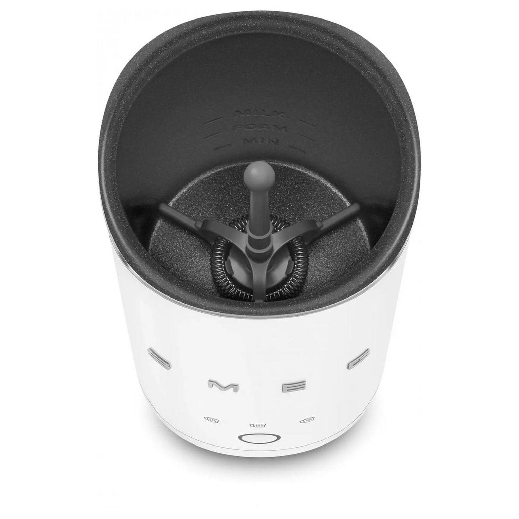Voir la diapositive 5 : SMEG Emulsionneur de lait 500w 0.18l blanc - mff02whmeu