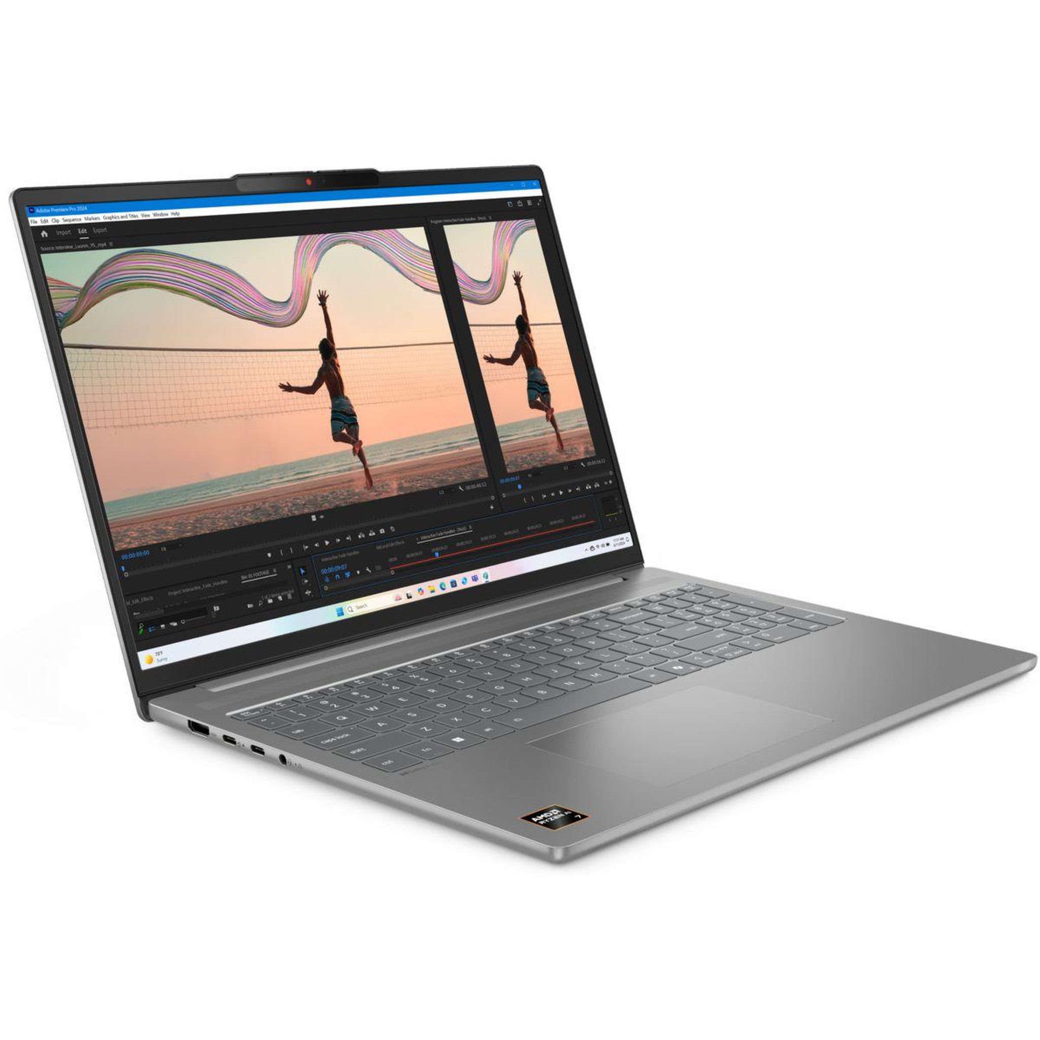 Voir la diapositive 3 : Lenovo Ordinateur portable IdeaPad Slim 5 16AKP10