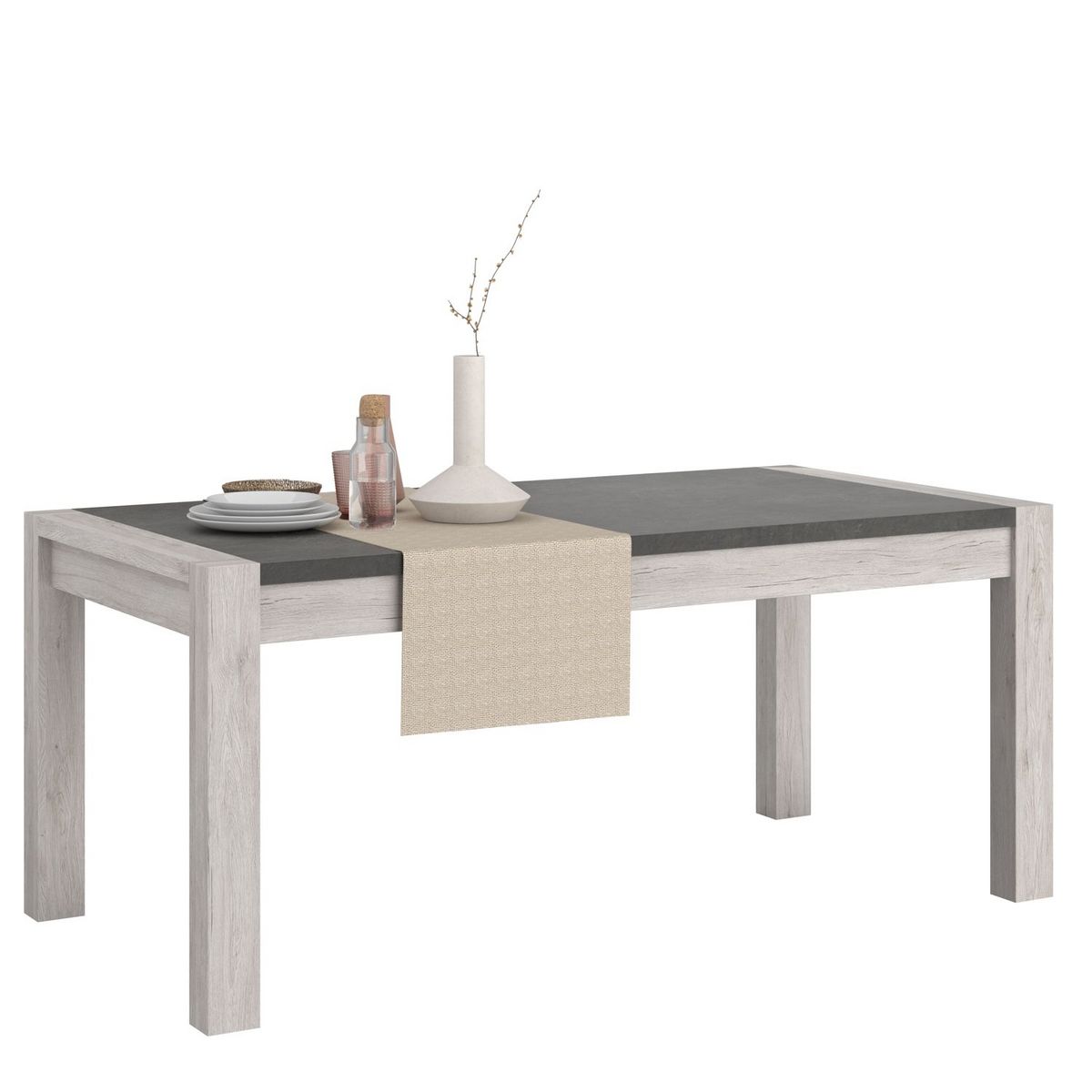 Table de séjour salle à manger fixe L180cm MEL