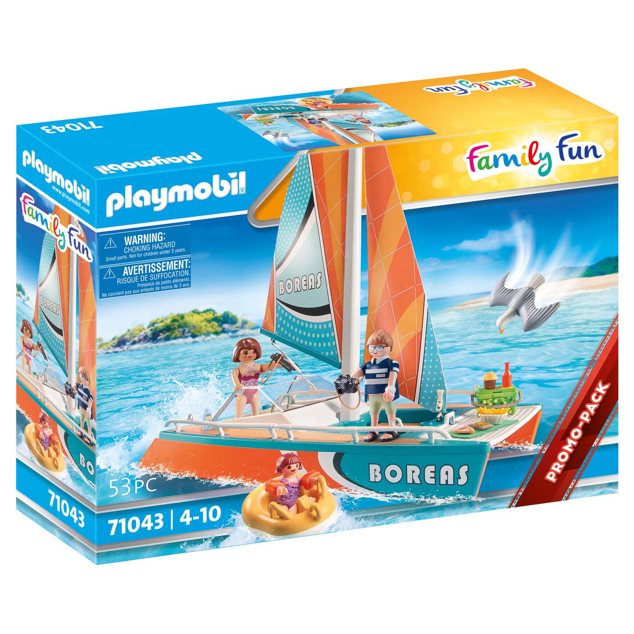 Voir la diapositive 2 : PLAYMOBIL 71043 Catamaran