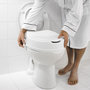 Voir la diapositive 4 : RIDDER RIDDER Siege de toilette avec couvercle blanc 150 kg A0071001