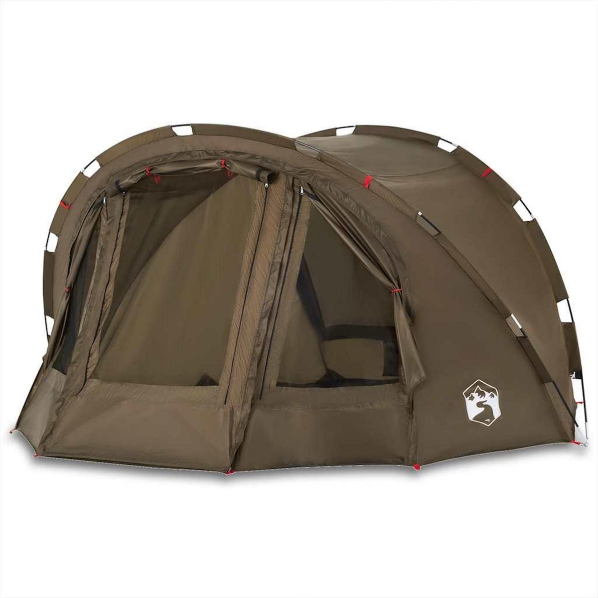 VIDAXL Tente de peche 4 personnes vert olive impermeable