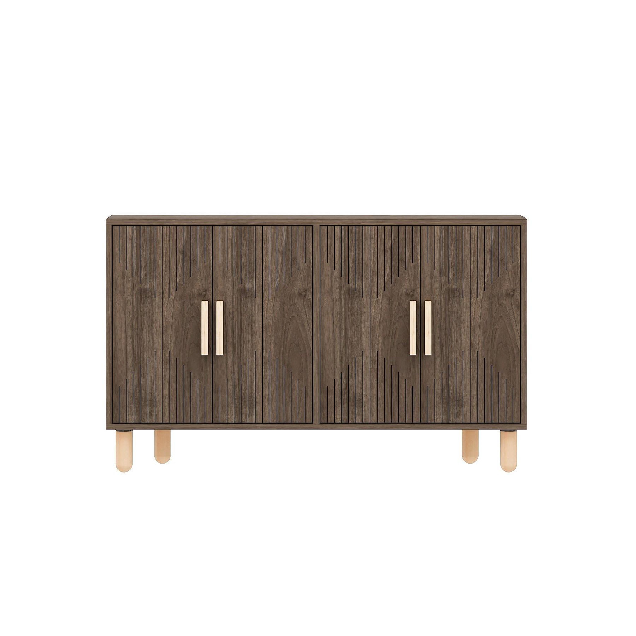 Habitat et Jardin Buffet en bois  roger  - 120 x 30 x 74 cm - marron
