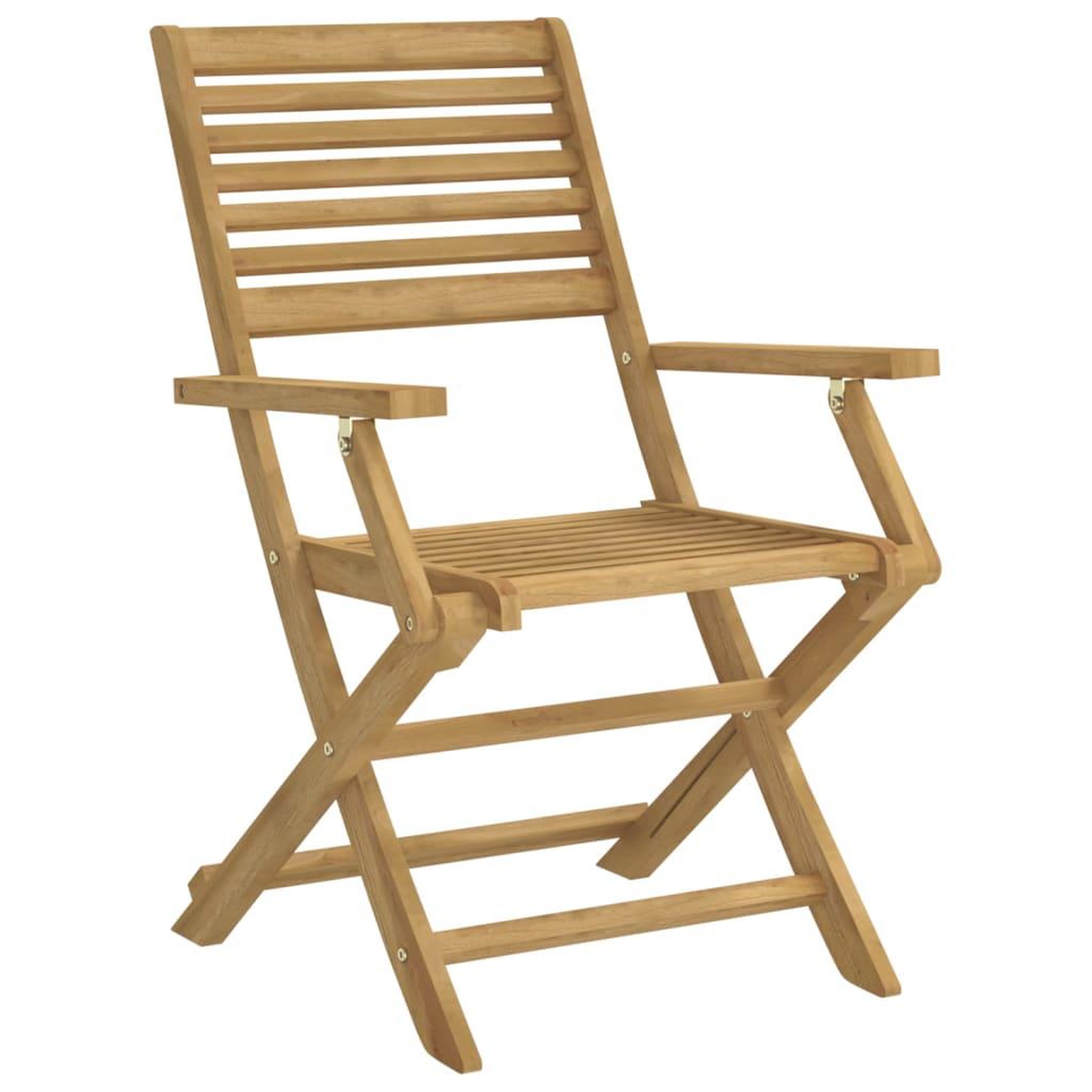 Voir la diapositive 4 : VIDAXL Chaises pliables de jardin lot de 4 bois massif d'acacia