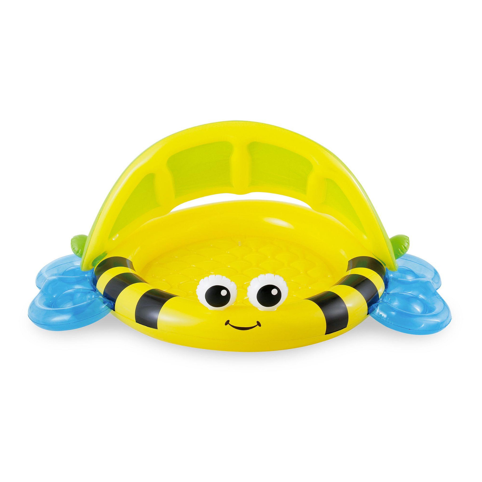 Voir la diapositive 2 : SUMMER WAVES Pataugeoire gonflable avec ombrelle lil'bug