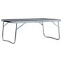 Voir la diapositive 1 : VIDAXL Table pliable de camping Gris Aluminium 60x40 cm