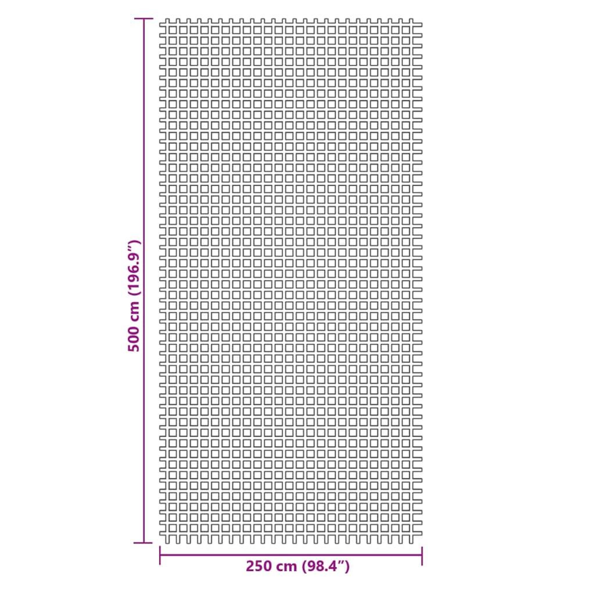 Voir la diapositive 6 : VIDAXL Tapis de tente anthracite 5x2,5 m