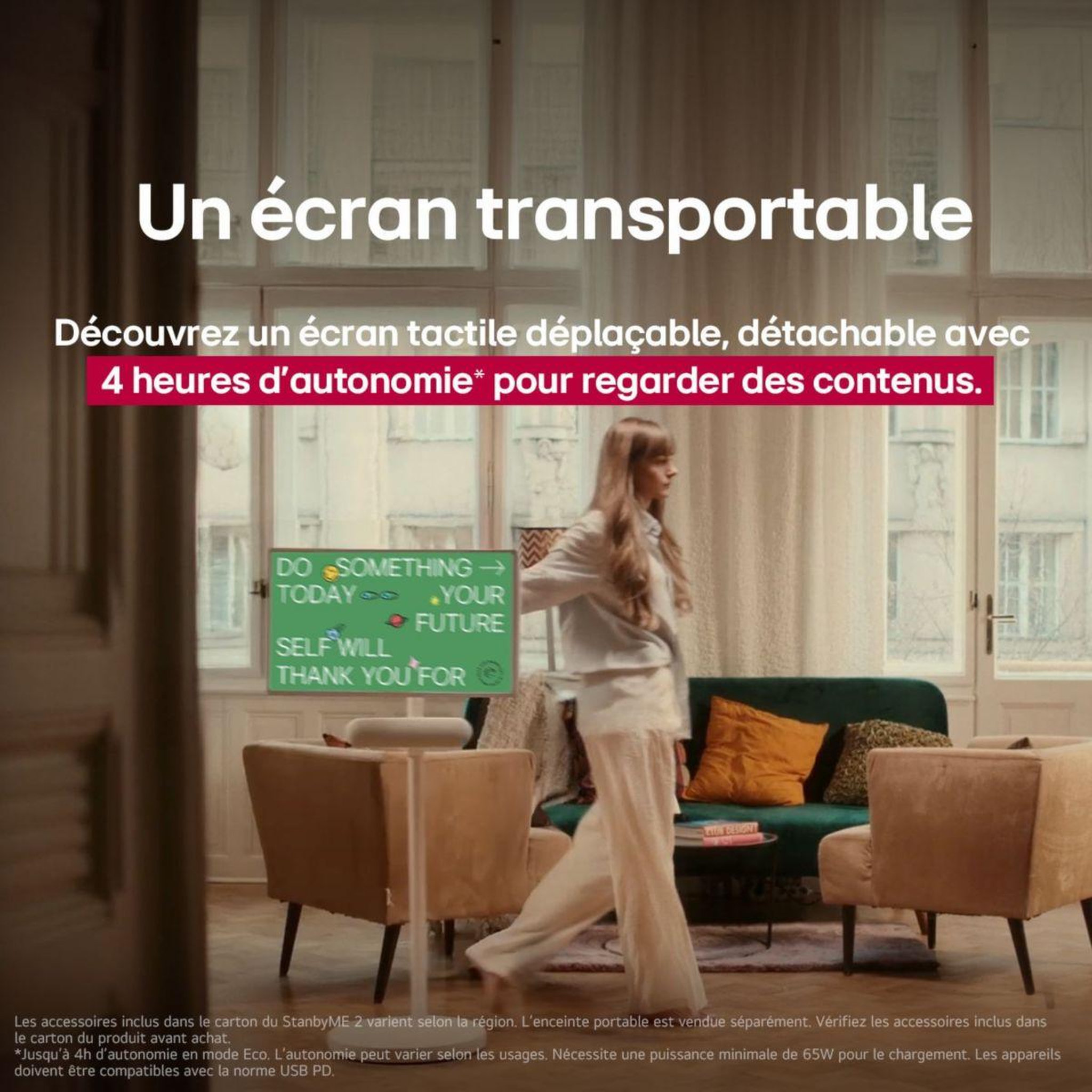 Voir la diapositive 3 : LG TV LED StanbyME 2 (68cm)