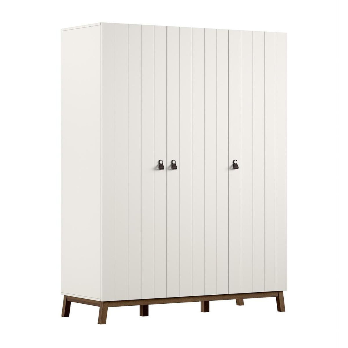 Vipack Armoire sezane 3 portes clay/noix